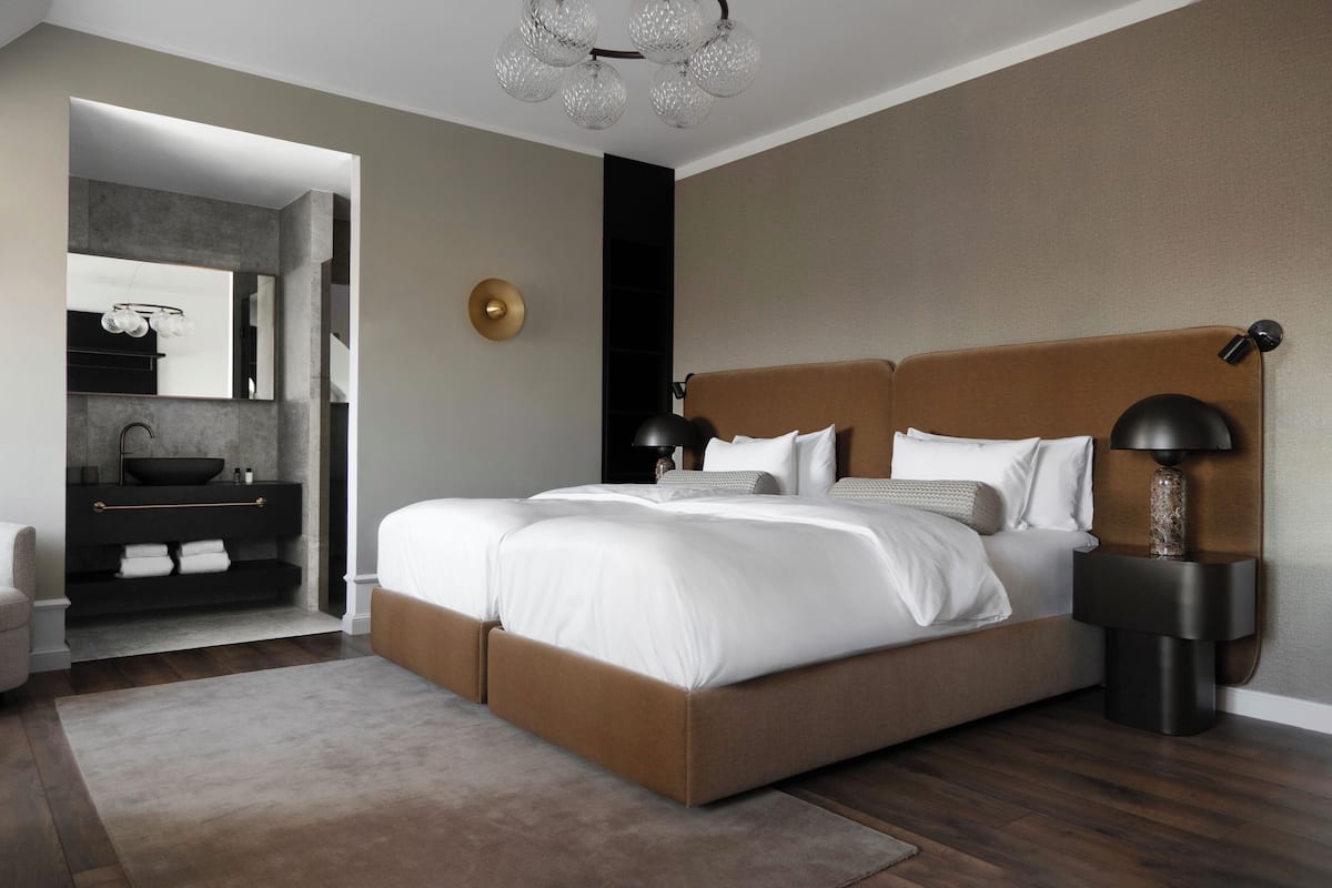 Executive Studio | 1 slaapkamer, lakens van Egyptisch katoen, luxe beddengoed