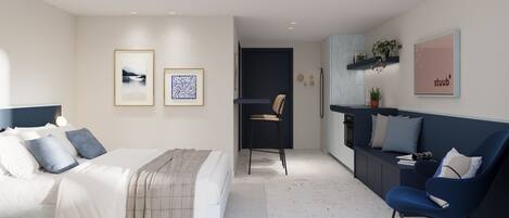Estudio | 2 habitaciones y ropa de cama de alta calidad