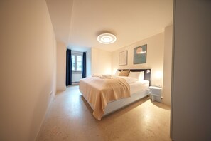 디럭스 아파트 | 2 개의 침실, 고급 침구, 다리미/다리미판, 무료 WiFi