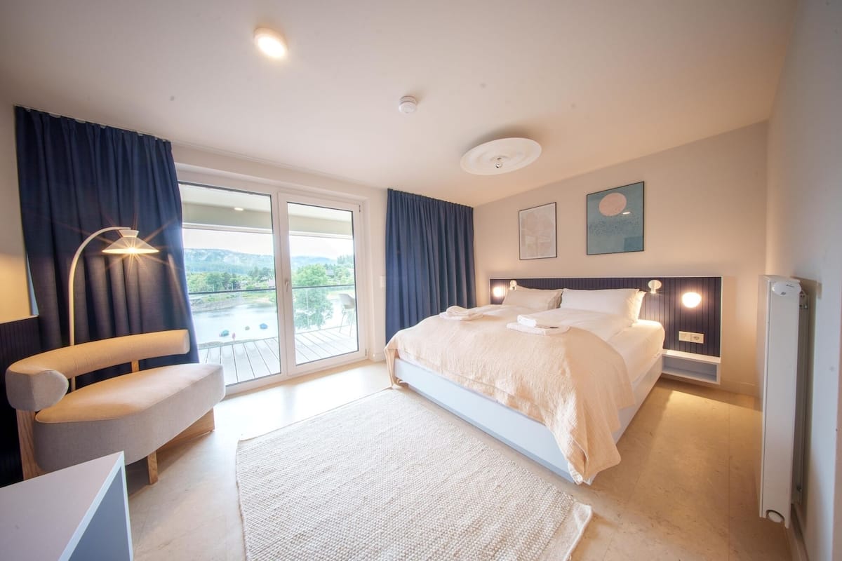 2 habitaciones y ropa de cama de alta calidad