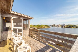 Deck with Canal Views