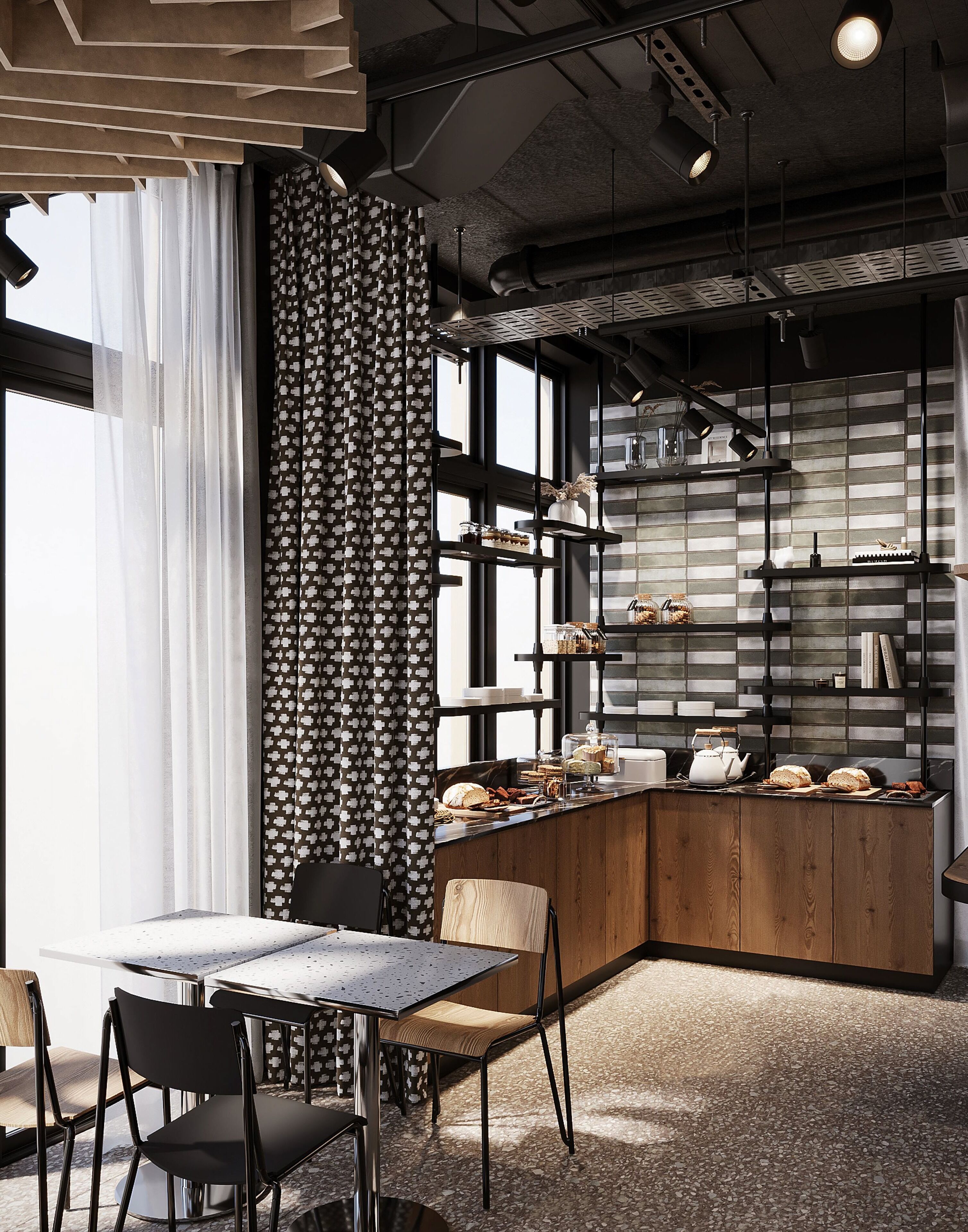 Tägliches Frühstücksbuffet (18 CHF pro Person)