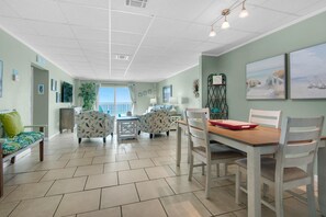 Apartment, 1 King-Bett und Schlafsofa (Sans Souci unit 305*) | Speisen