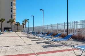 Apartment, 1 King Bed with Sofa bed (Sans Souci unit 305*) | Terrace/patio - Sans Souci Unit 305 (Pensacola Beach)