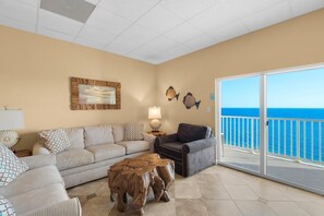 Apartment, Multiple Beds (Sans Souci unit 706) | Living area | TV - Sans Souci Unit 706 (Pensacola Beach)
