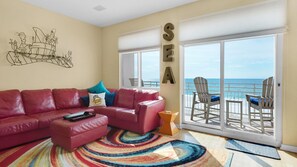 Apartment, 1 King Bed with Sofa bed (Seahorse unit M) | Living area