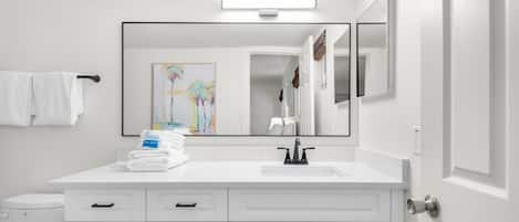 Huoneisto, useita sänkyjä (Starboard Village 412) | Kylpyhuone | Ilmaiset hygieniatuotteet, saippua, vessapaperi