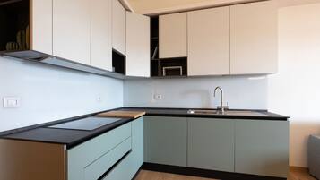 KĂŒhlschrank, Mikrowelle, Herdplatte, GeschirrspĂŒler