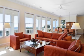 Smart TV - Beautiful Oceanfront Home, Amazing Ocean and Golf Course Views; Community Pool! (Kiawah Island)