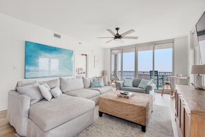 Apartment, Multiple Beds (Emerald Dolphin unit 650) | Living area | TV