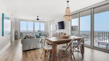 Apartment, Multiple Beds (Emerald Dolphin unit 650) | Living area | TV