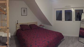 1 chambre, Wi-Fi, draps fournis