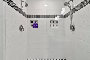Shower, towels