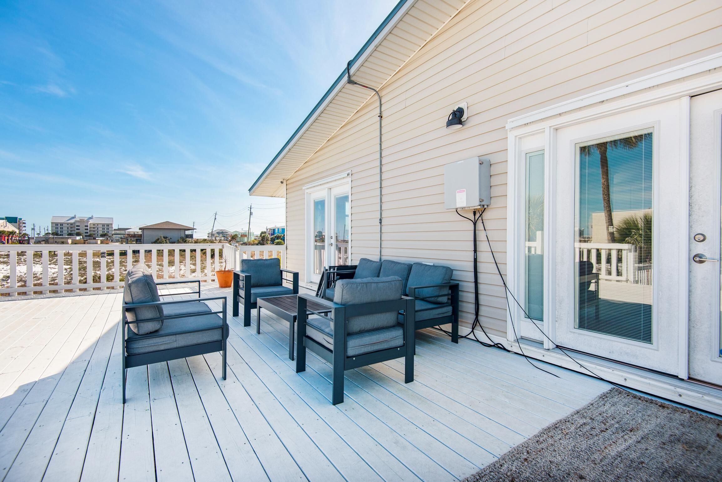 Maison, Plusieurs lits (Makarios Beach Blu) | Terrasse/patio