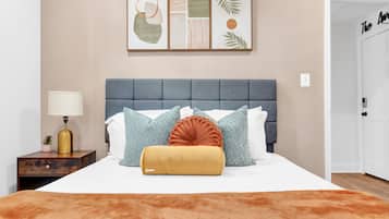 2 多间卧室、熨斗/熨衣板、WiFi、床单