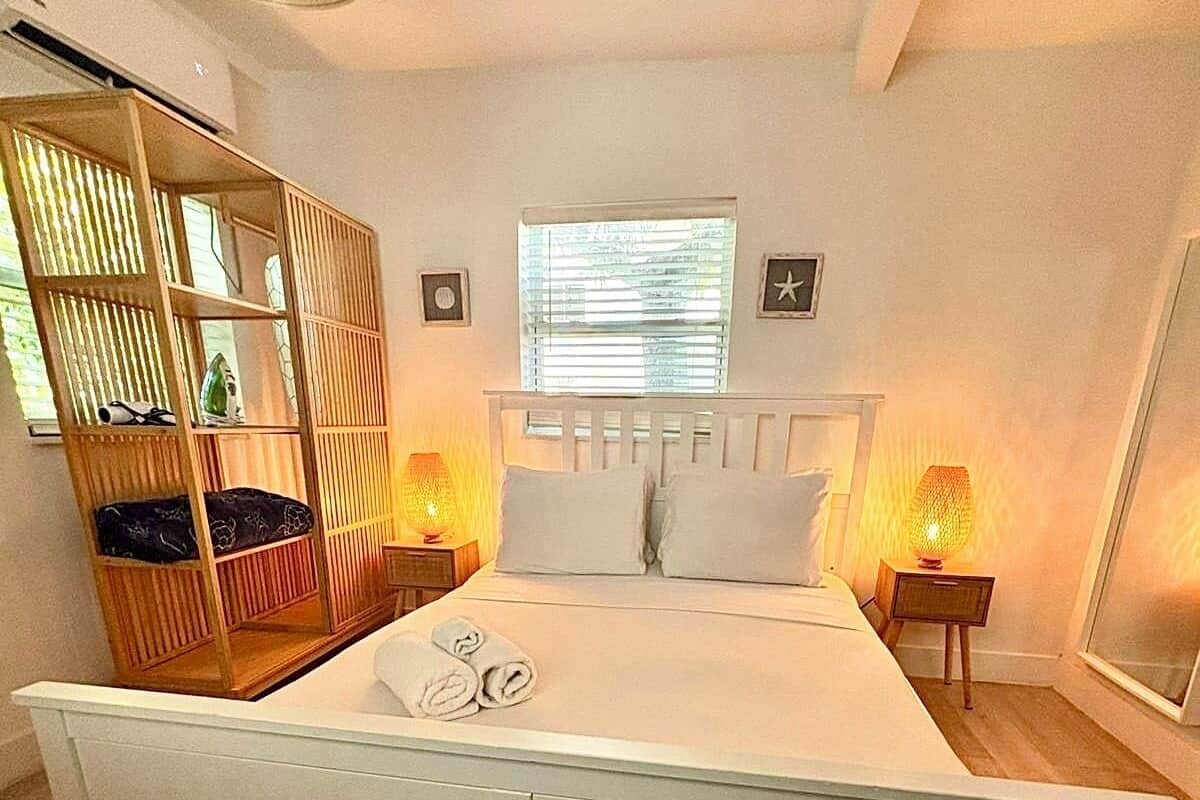 Suite Studio Économique | 2 chambres, couette en duvet d'oie, rideaux occultants