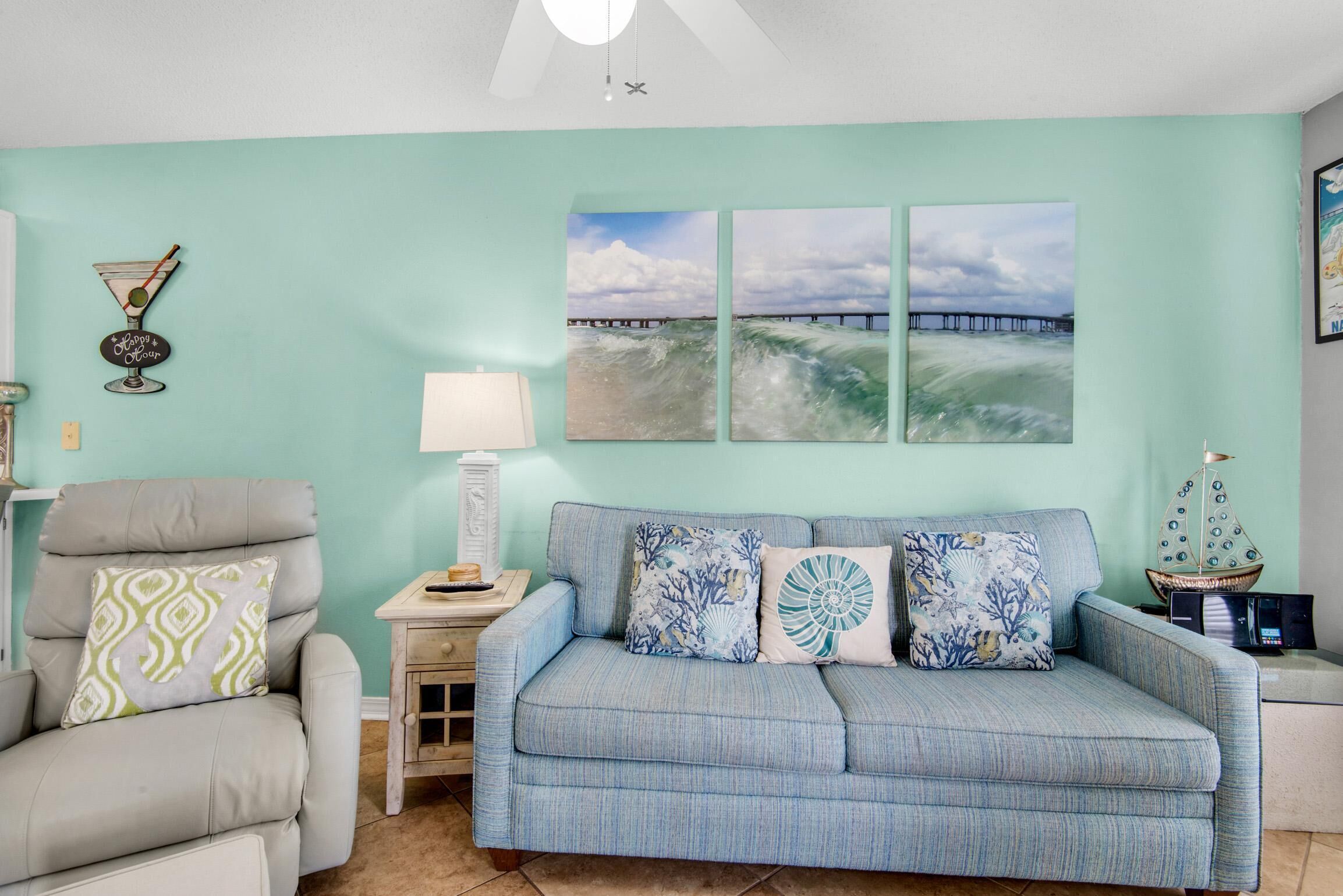 Apartment, 1 King Bed with Sofa bed (Sunset Harbor Villas 313) | Living area | TV