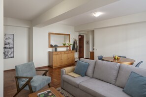 Apartamento básico | Zona de estar | Una televisión