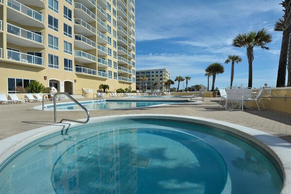 Apartment, Multiple Beds (Emerald Isle unit 1206) | Pool | Outdoor pool, a heated pool
