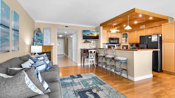 Apartment, 1 King Bed with Sofa bed (Santa Rosa Dunes 1053) | Living area | TV