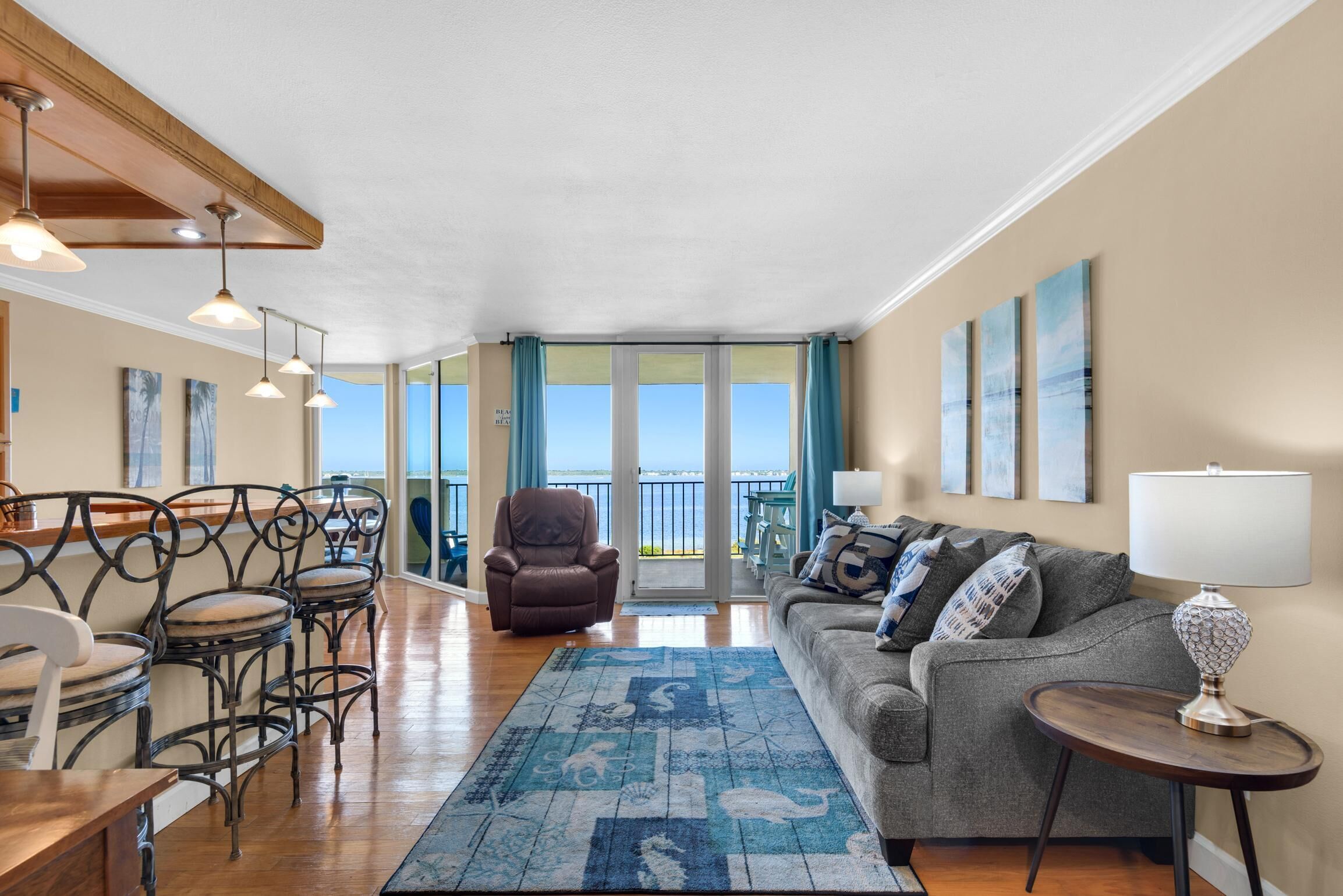 Apartment, 1 King Bed with Sofa bed (Santa Rosa Dunes 1053) | Living area | TV