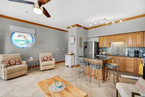 Lägenhet - 1 kingsize-säng med bäddsoffa (Seahorse unit R)