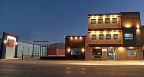 Front of property – evening/night