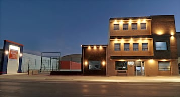 Front of property - evening/night