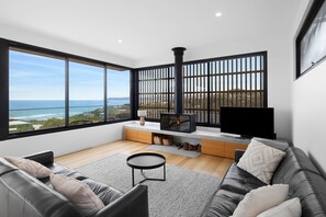 Télévision, cheminée