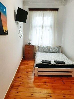 1 makuuhuone, vuodevaatteet