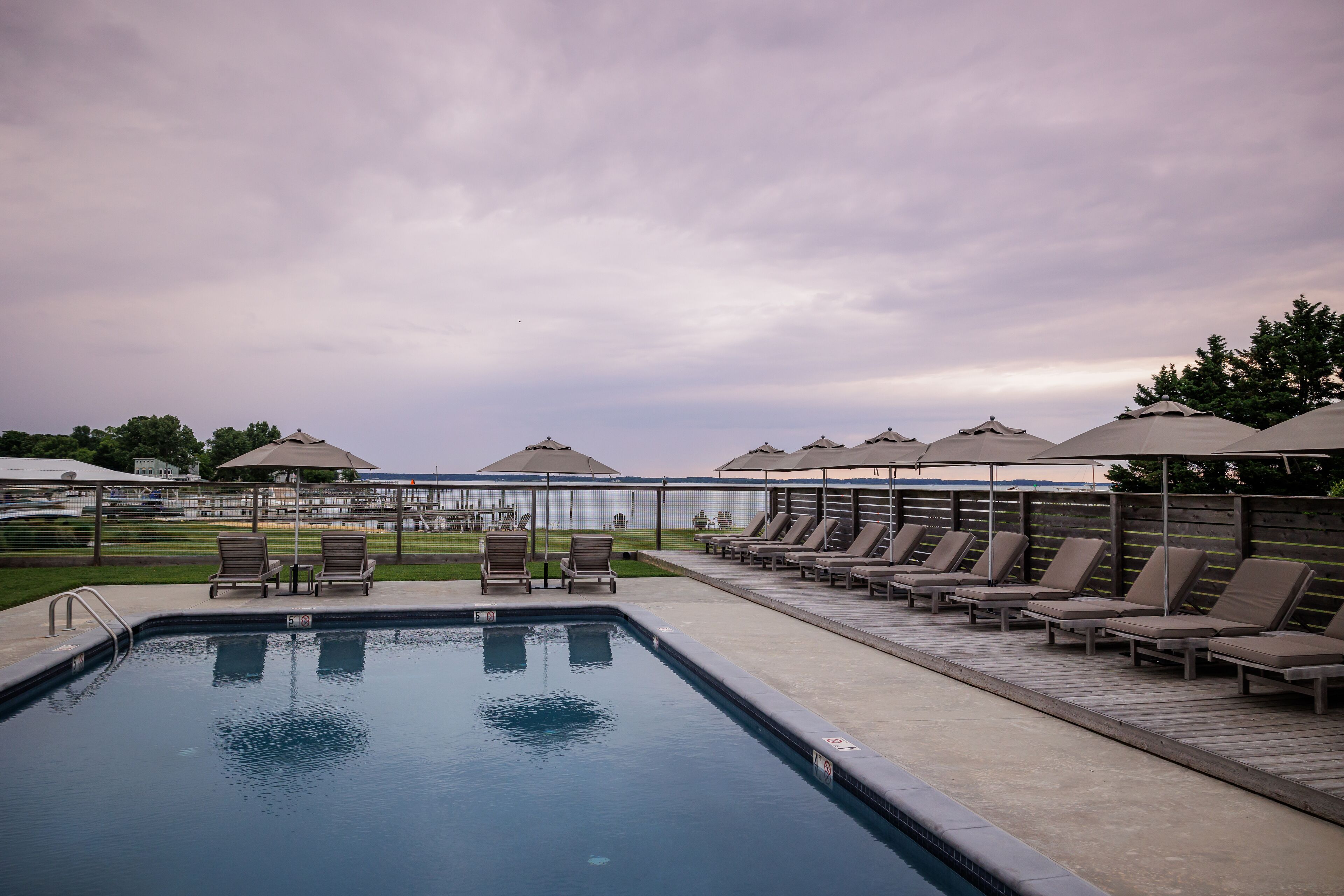 Seasonal outdoor pool