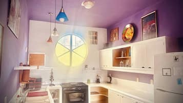 Apartment, 1 Bedroom, Balcony, City View | Private kitchen
