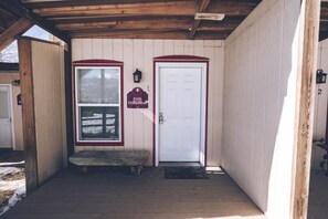 Exterior detail - Charming Park Side Hotel Room 1 (Crestone)