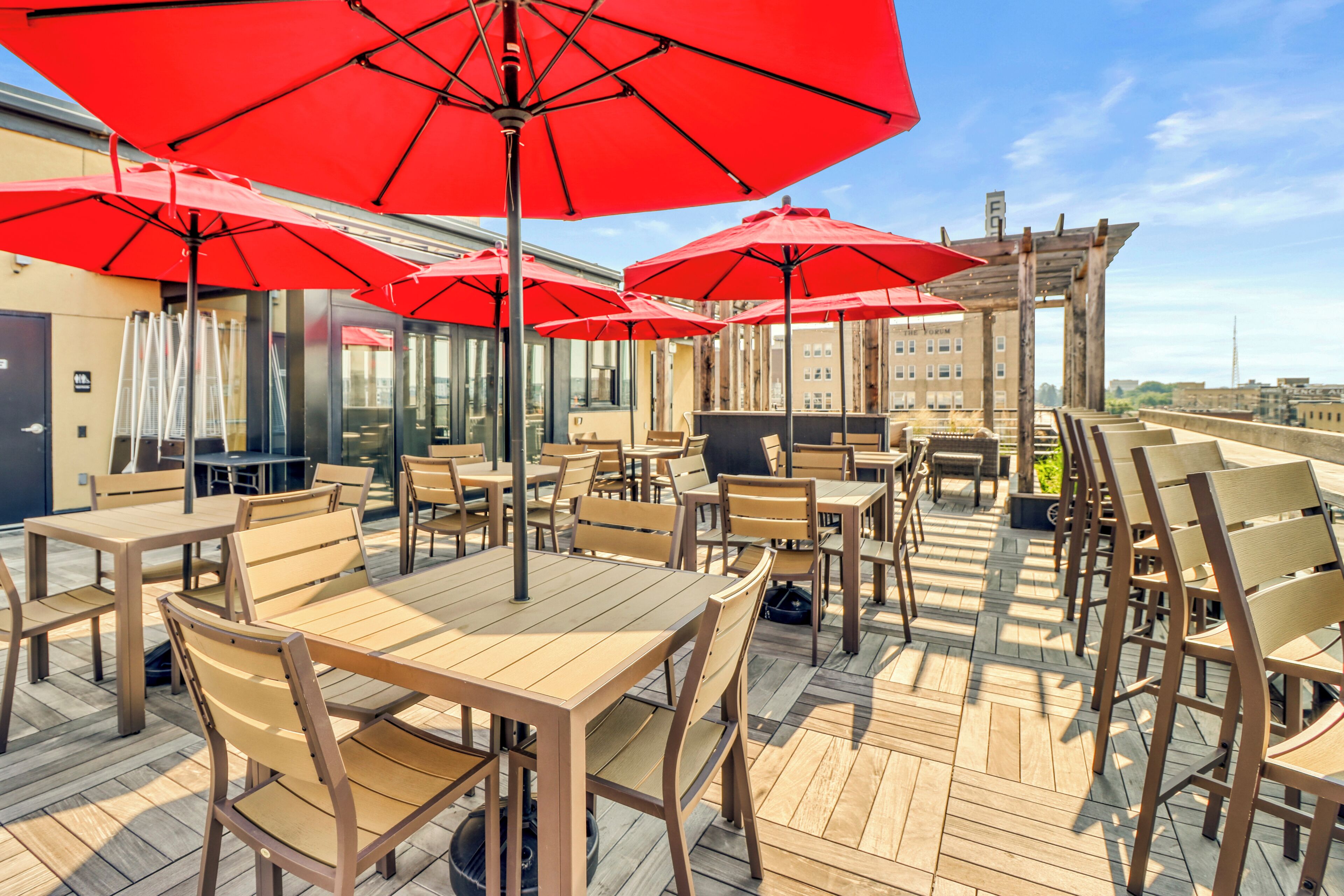 Rooftop bar