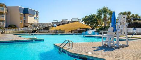 Indoor pool, a heated pool