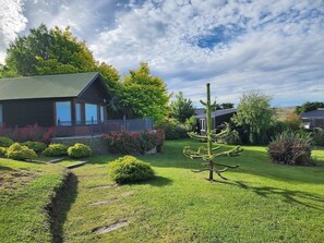 Familie huis, uitzicht op de baai | Uitzicht op de tuin