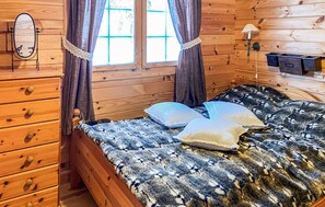 3 chambres, lit parapluie