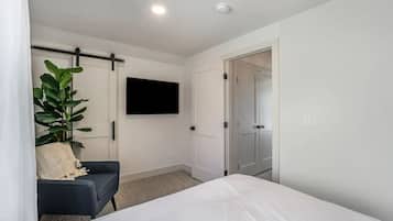 2 bedrooms, iron/ironing board, travel crib, WiFi