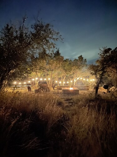 Jackrabbit Cabin is a quiet Hill Country retreat with vistas and dark skies.  