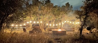 Jackrabbit Cabin is a quiet Hill Country retreat with vistas and dark skies.  
