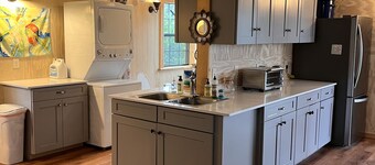 Jackrabbit Cabin is a quiet Hill Country retreat with vistas and dark skies.