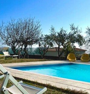 A heated pool - VIVA1 - Numana, new five-room apartment in villa with swimming pool (Numana)