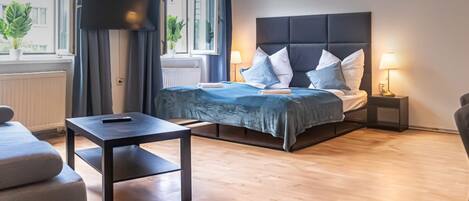 2 makuuhuonetta, Wi-Fi, vuodevaatteet