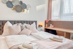 4 sovrum, skrivbord, wi-fi och sängkläder