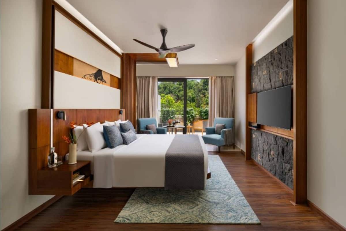 Literie de qualité supérieure, couette en duvet d'oie, minibar