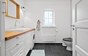 Shower, hair dryer
