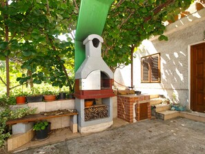 Terrace/patio - Holiday apartment with air conditioning (Valbandon)