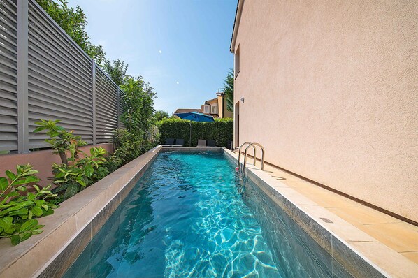 Pool - Holiday apartment with air conditioning (Štinjan)