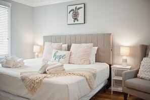 4 soverom, strykejern/-brett, wi-fi (inkludert) og sengetøy