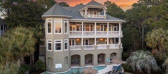7 Bedroom Oceanview Kiawah Vanderhorst Estate with Pool